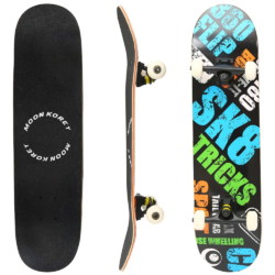 High-Quality Maple Art Deck Wood Skateboard for Teens and Adults