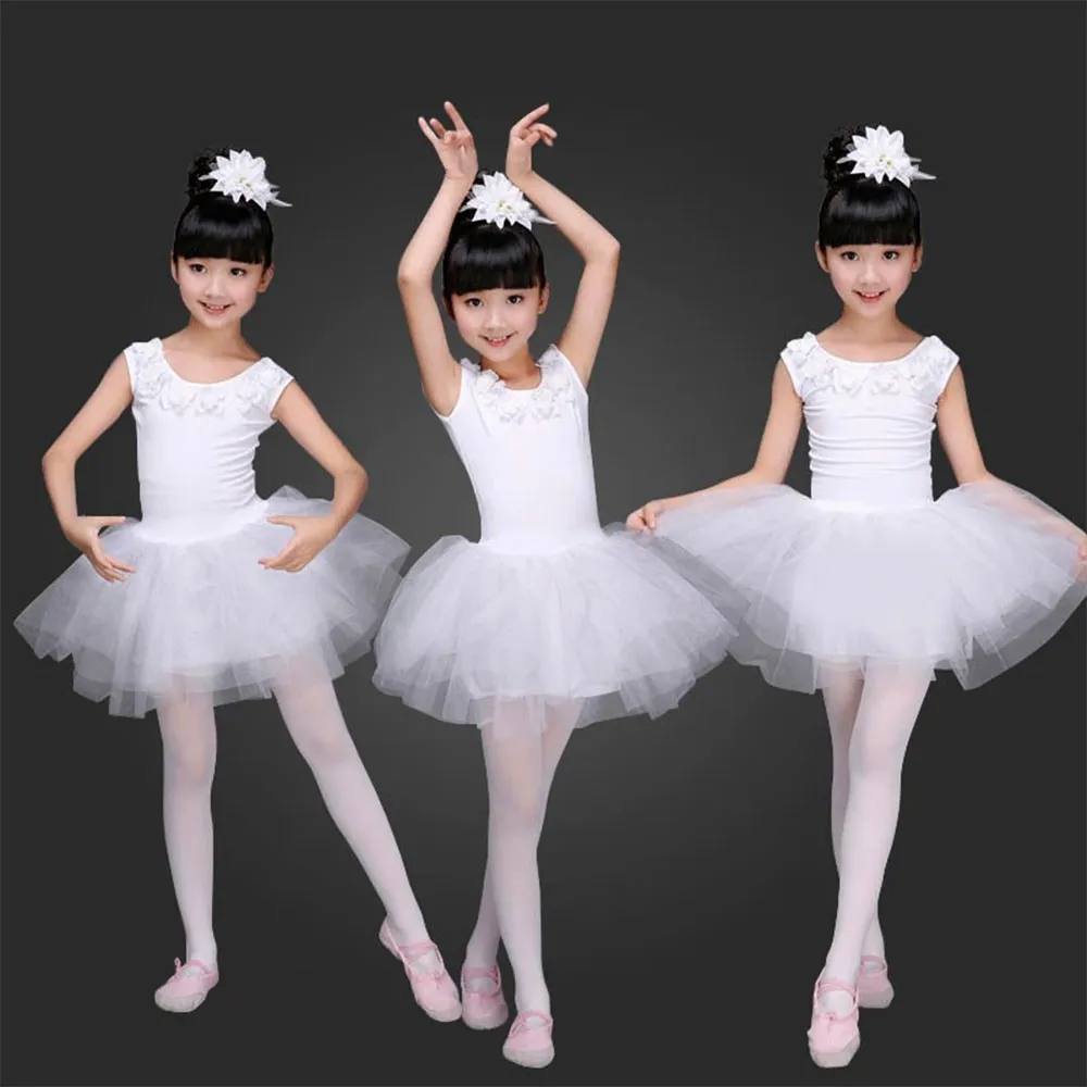 Elegance White Ballet Dress In Multiple Designs