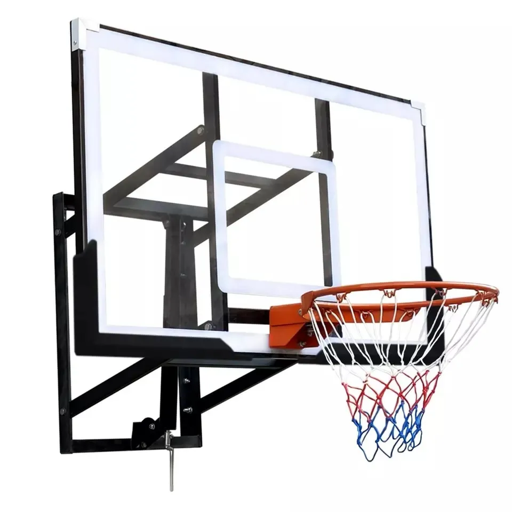 Adjustable Height Wall Mounted Basketball Board Hoop M030..