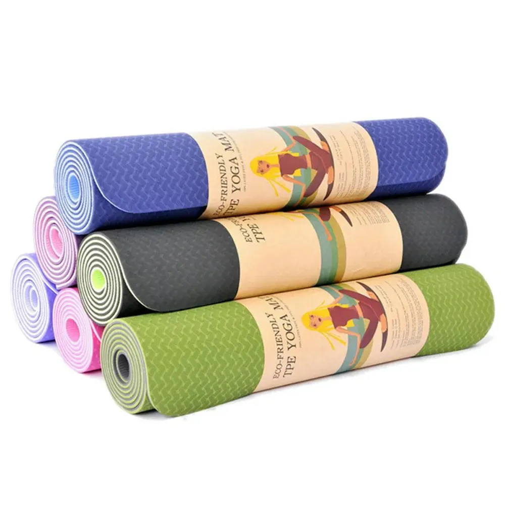 Olympiad Eco Friendly Non-Slip 6 mm-Thick TPE Yoga Mat..