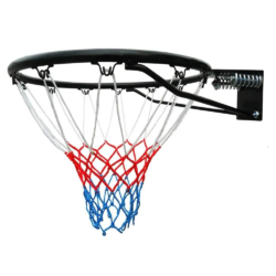 Solid Steel Basketball Hoop Ring With Net