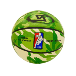 Army-Themed High Control and Grip Basketball Size 7