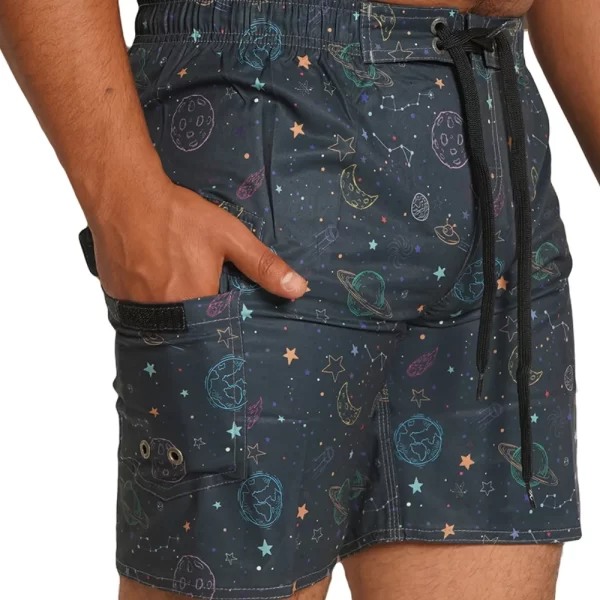 شورت سباحة سريع الجفاف - Patterned Beach Shorts