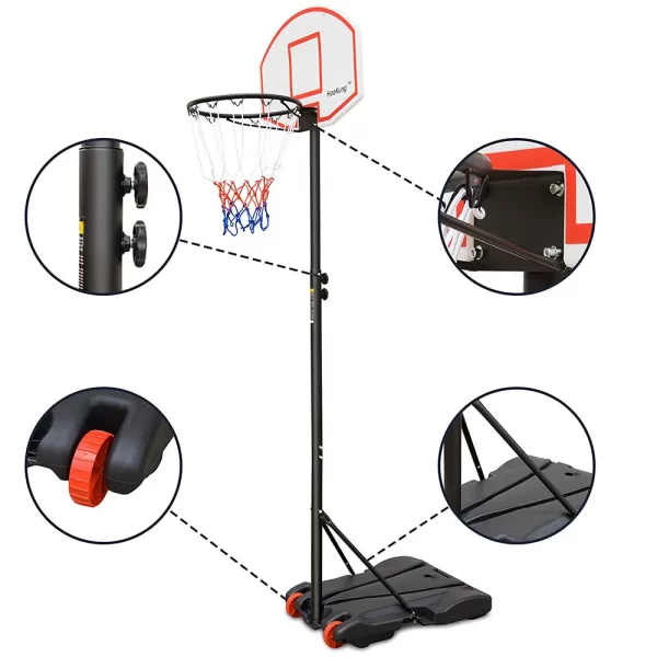 Portable Adjustable Basketball Goal for Kids
