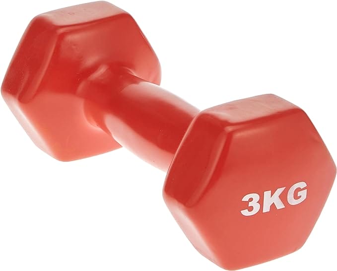 3KG RUBBER DUMBBELL WEIGHT