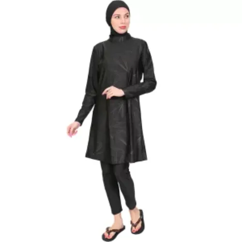 Muslim Women's Modesty Long Sleeve 3PCS Swimsuit