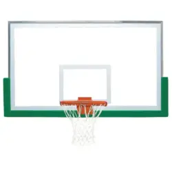 Basketball Competition Glass Backboard Wall Mounted Hoop 180x105CM